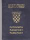 C21  --  CROATIA  --  PASSPORT  -  I.. MODEL  /  1994   /    LADY PHOTO - Historische Dokumente