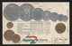 NETHERLANDS - Numismatic Postcard - Set Of Coins - Embossed (APAT#120) - Autres & Non Classés