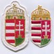 Hungary -  Blazon, Coat Of Arms, Patch, 2 Pcs - Ecussons Tissu