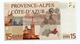 Billet De Banque "15 Euros / Provence - Alpes - Côte D'Azur" Marseille - CGB - Billet Fictif De Fantaisie 15€ - Banknote - Fictifs & Spécimens