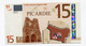 Billet De Banque "15 Euros / Picardie" 2008 - CGB - Billet Fictif De Fantaisie 15€ - Banknote - Essais Privés / Non-officiels