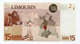 Billet De Banque 15 Euros "Limousin" 2008 - CGB - Billet Fictif De Fantaisie 15€ - Banknote - Other & Unclassified