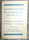 PETIT DÉPLIANT ANCIEN MANUFACTURE DE FAIENCE DE CHAROLLES MOLIN - 1950 - ...