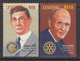 2002 Lesotho Rotary International Golden Gate Bridge Complete Set Of 2 + 2 Souvenir Sheets MNH - Lesotho (1966-...)