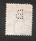 Perfin/perforé/lochung Switzerland No 102  1908-1933 - Hélvetie Assise Avec épée B  Schweizerischer Bankverein - Perfins