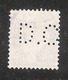 Perfin/perforé/lochung Switzerland No 102  1908-1933 - Hélvetie Assise Avec épée D.C  Danzas & Cie - Perforadas