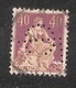 Perfin/perforé/lochung Switzerland No 102  1908-1933 - Hélvetie Assise Avec épée LC  Leu & Co - Perfins