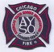 AYSO - American Youth Soccer Organization, Chicago Fire, Patch, D 80 X 75 Mm - Ecussons Tissu