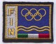 Swimming Natation - FIN Italy Association Federation, Patch, D 80 X 60 Mm - Ecussons Tissu