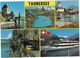 Thunersee: POST-AUTOBUS Am Thunerseeufer - SALONBOOT Blümlisalp Schifflände Interlaken - ZUG / TRAIN  - (Suisse/Schweiz) - Interlaken