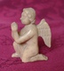 Angelot Priant Miniature En Ivoire Sculpté  - Statue Statuette Art Asie - Autres & Non Classés