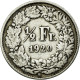 Monnaie, Suisse, 1/2 Franc, 1920, Bern, TTB, Argent, KM:23 - Autres & Non Classés