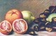 Cpa FRUITS NATURE MORTE, ORANGES CITRON & CHATAIGNES  , Art    Série Artistica , STILL LIFE ORANGE CHESTNUT LEMON - Plantes Médicinales