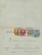 Deutsches Reich - 1921 - 2+3Pf +2+3Pf Postkarte + Extra Stamps Sent From Augsburg To Schweinfurt - Andere & Zonder Classificatie