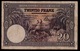 BANK VAN BELGISCH CONGO VINGT FRANCS 10_O3_42   2 SCANS - Banque Du Congo Belge