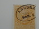 !SCONTI!  ITALIA 1878 Vittorio Emanuele II – Ricognizione Postale – 10c. Ocra Arancio (Sass. 1) Usato. - Used