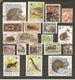 RONGEURS ET MUSTELIDES - Petit Lot De 44 Timbres Différents - SOURIS, ECUREUILS, HERISSONS, FOUINES, JUTIA  - 2 Scans... - Vrac (max 999 Timbres)