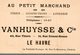 CHROMO AU PETIT MARCHAND TISSUS CONFECTIONS LINGERIE VANHUYSSE LE HAVRE  PIERREFONDS OISE - Other & Unclassified