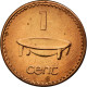 Monnaie, Fiji, Elizabeth II, Cent, 2001, SUP, Copper Plated Zinc, KM:49a - Fidji