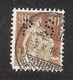 Perfin/perforé/lochung Switzerland No 100  1908-1933 - Hélvetie Assise Avec épée PS  Suchard SA - Perfins