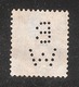 Perfin/perforé/lochung Switzerland No 99  1908-1933 - Hélvetie Assise Avec épée BW Bank In Winterthur - Gezähnt (perforiert)