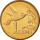 Monnaie, TRINIDAD & TOBAGO, Cent, 2005, Franklin Mint, SPL, Bronze, KM:29 - Trinidad & Tobago