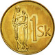 Monnaie, Slovaquie, Koruna, 2007, TTB, Bronze Plated Steel, KM:12 - Slowakei