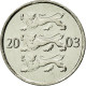 Monnaie, Estonia, 20 Senti, 2003, No Mint, SPL, Nickel Plated Steel, KM:23a - Estonia