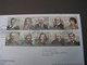 GB FDC 2009  Eminent Britons 2805 - 2814 - 2001-2010 Dezimalausgaben