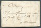 LAC De FLORENVILLE (Belgique) Acheminé Le 18 Décembre 1750 Par LUXEMBOURG ( Griffe Brune LVXEMB. (RR, H.8 Cote 30 Herlan - ...-1852 Voorfilatelie