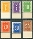 Israel - 1949, Michel/Philex No. : 6-11, - Portomarken - MNH - *** - Full Tab - Neufs (sans Tabs)