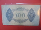 Reichsbanknote 100 MARK 1922 - 100 Mark