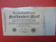 Reichsbanknote 500 MARK 1922 - 500 Mark