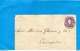 Marcophilie-CHILI--lettre Entier Postal 5 C Colomb-cad SANTIAGO-1896->CONCEPTION - Chili