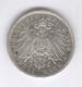 3 Mark Allemagne / Germany 1913 Guillaume II - Argent / Silver - 2, 3 & 5 Mark Argento