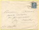 FRANCIA - France - 1922 - 25c Semeuse + Cachet Hexagonal Au Dos - Viaggiata Da Dinard Per Bendejun, Contes - Storia Postale