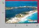 CARTOLINA VG MESSICO - CANCUN - Aerial View Of Cancun's Beach And Lagoons - 10 X 15 - ANN. 19?? - Messico