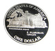 1 Dollar -  Centenaire D'Eisenhower  -   USA - 1990 - Argent 900. - Sup - 1 Once - Collections