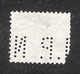 Perfin/perforé/lochung Switzerland No 99  1908-1933 - Hélvetie Assise Avec épée N.P.  N. Pedolin - Perforadas