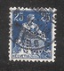 Perfin/perforé/lochung Switzerland No 99  1908-1933 - Hélvetie Assise Avec épée S Société De Transports Internationaux - Perforés