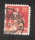 Perfin/perforé/lochung Switzerland No 98  1908-1933 - Hélvetie Assise Avec épée TK Thurgauische Kantonalbank - Perforés