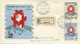 ITALIA - FDC SILIGATO 1963  - CROCE ROSSA - CRI - VIAGGIATA IN RACCOMANDATA DA TAORMINA - FDC