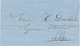 6/4/1868 Lettre Avec Texte Par Messager DISON Vers LIEGE - Signé B. DEBOIS Imprimeur-libraire à DISON - Autres & Non Classés