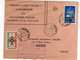 Première Liaison Postale Paris Beyrouth Par Quadrimoteur Coronado. Tad Mende RP Lozère 8 2 66 - 1960-.... Lettres & Documents