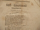 XIXème  Papier Chiffon  Paroles Airs Des Chapeaux Séditieux Vaudeville   XIXème - Sonstige & Ohne Zuordnung