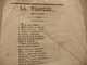 XIXème  Papier Chiffon  Paroles La Fiancée Opéra Comique   XIXème - Sonstige & Ohne Zuordnung