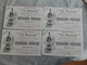 BUVARDS EDOUARD PERNOD PONTARLIER Lot De 4 Cartes - Alimentaire