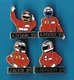 4 PIN'S  //  ** PILOTES // Alain PROST / Ayrton SENNA / Gerhard BERGER / Jean ALÉSI ** 1991 ** - Car Racing - F1