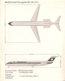 EUROPE (SUISSAIR) CARTES - ROUTES - MÉDITERRANÉE (Images De MCDONNELL DOUGLAS DC Et De BEOING 747) - Autres & Non Classés