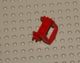 Lego Selle De Cheval Rouge Avec 2 Pinces Ref 4491b - Lego Technic